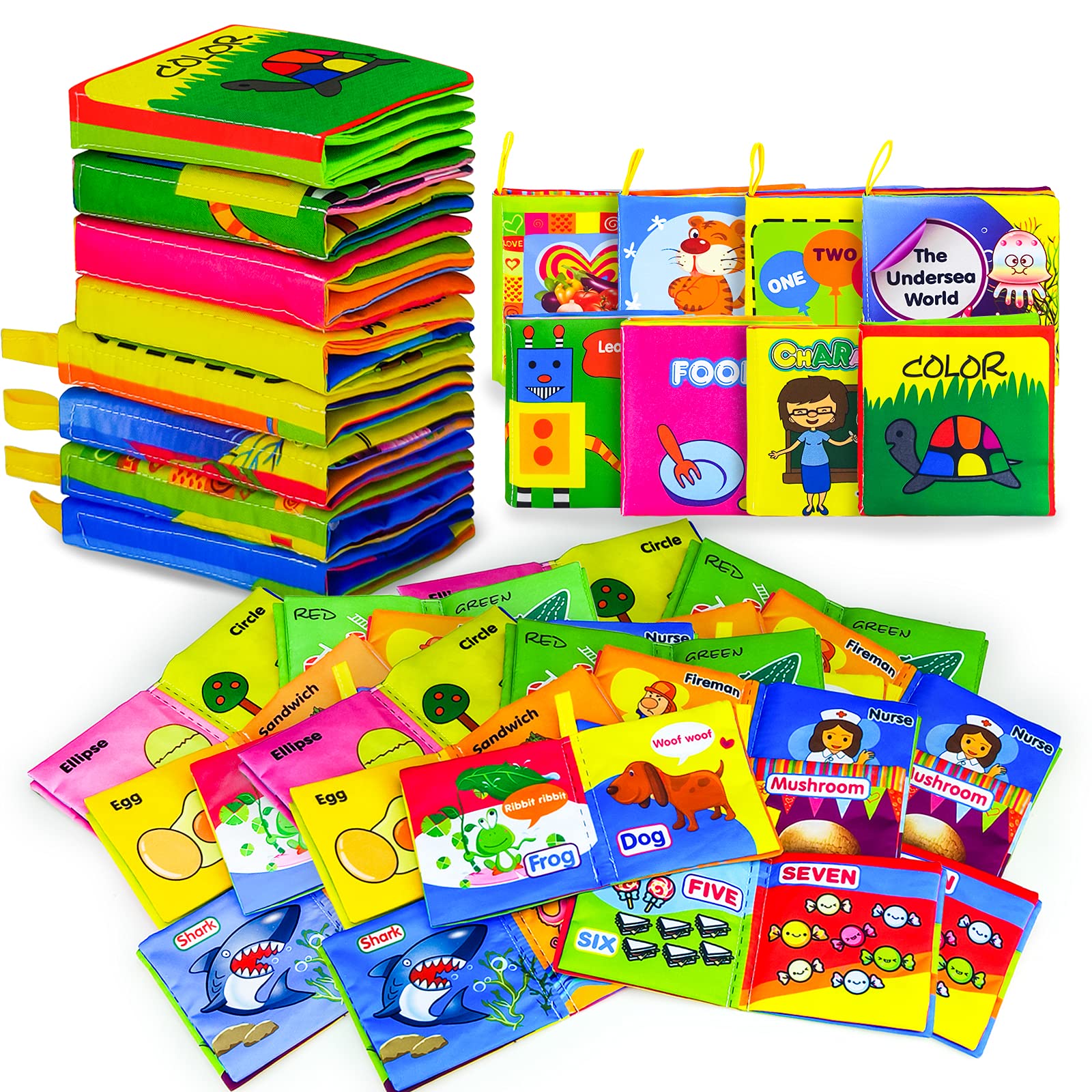 Baby Products Game - Libro de tela para bebé, desarrollo