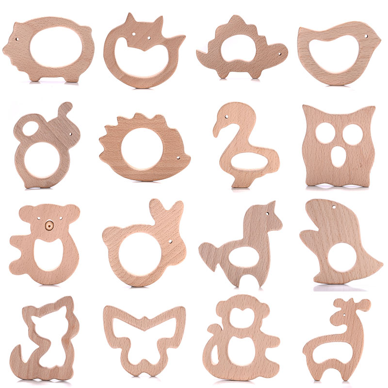 Baby Products Game - 1 Uds. Mordedor de madera de