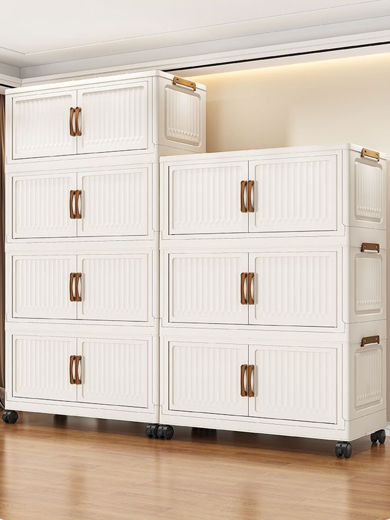 Baby Products Storage Box - Armario plegable de plástico multicapa sin
