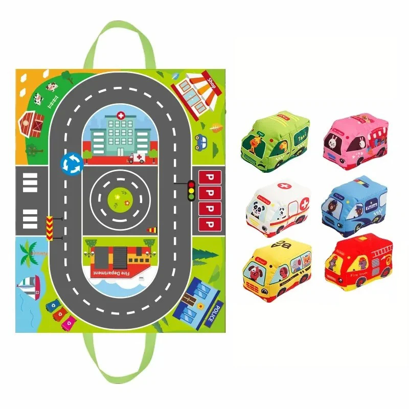 Baby Rattle Toy Set - Juego de juguetes de coche de