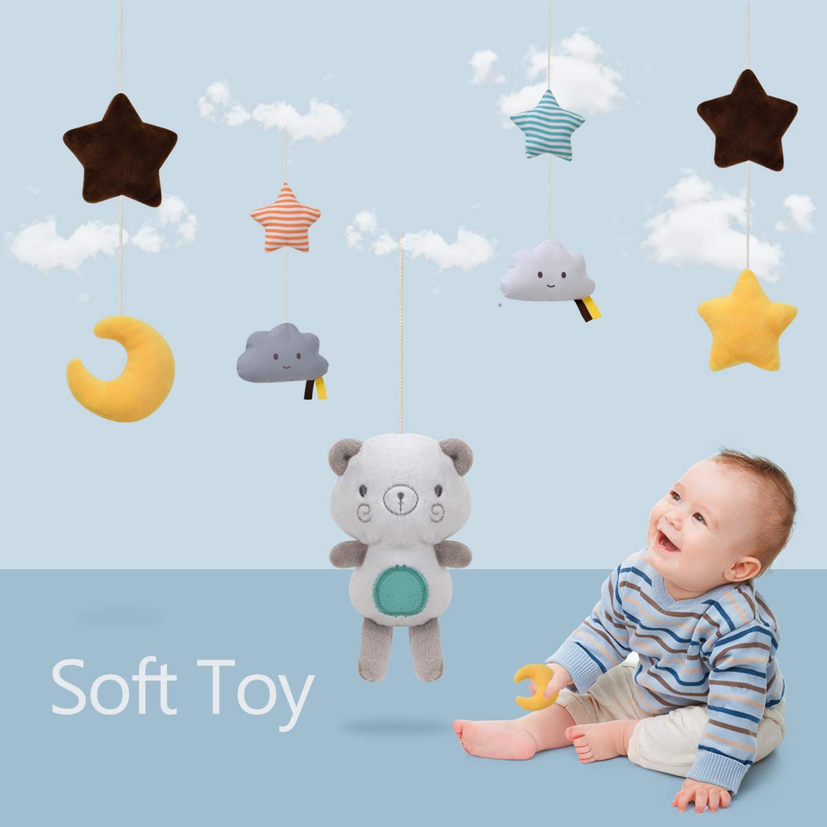 Sonajeros móviles para cuna de - Baby Rattle Toy Set reseña y precio