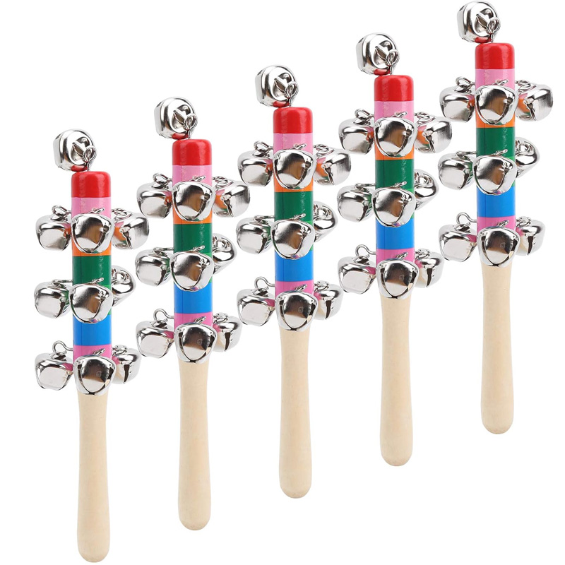 Cascabeles de mano de madera p - Baby Products Game reseña y precio