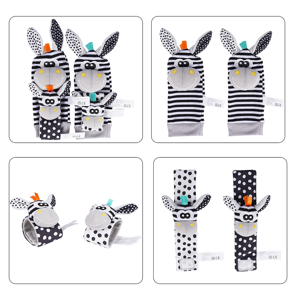 4 unids/set sonajero de juguet - Baby Rattle Toy Set reseña y precio