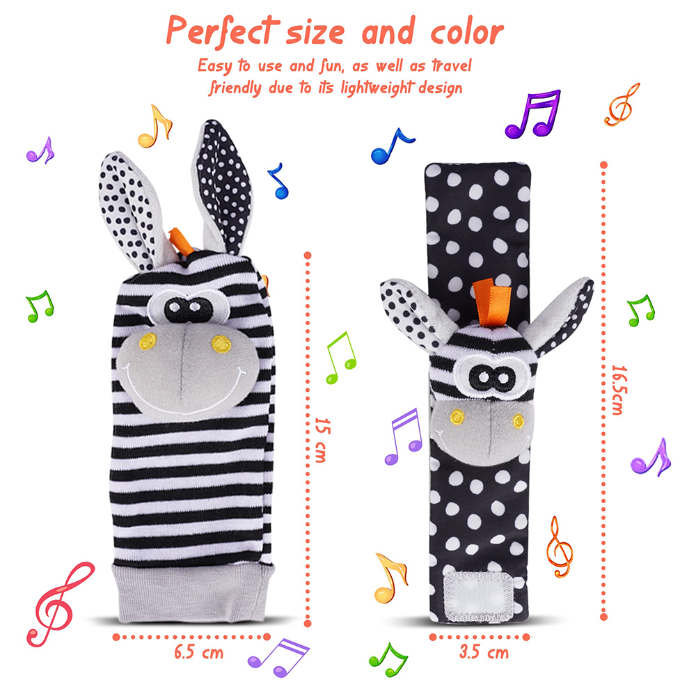 4 unids/set sonajero de juguet - Baby Rattle Toy Set reseña y precio