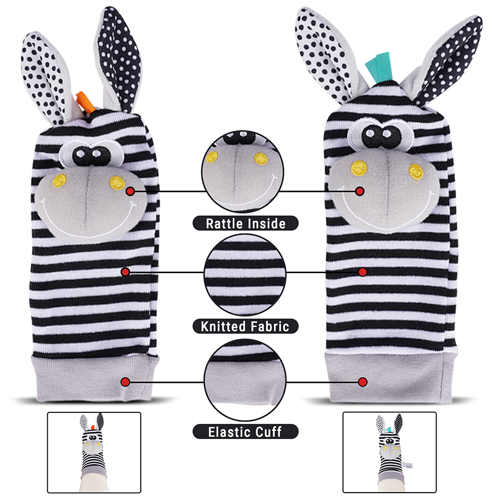 4 unids/set sonajero de juguet - Baby Rattle Toy Set reseña y precio