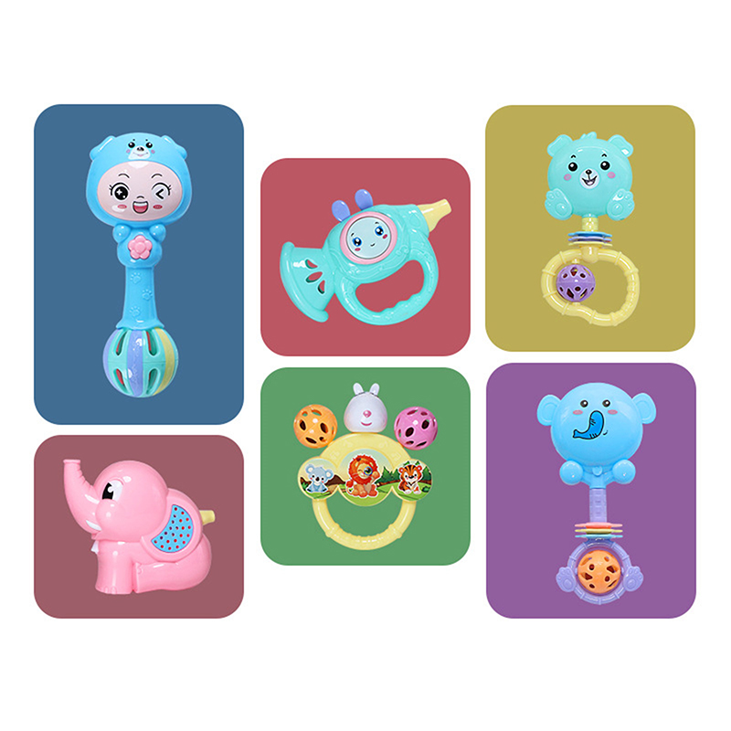 Juego de 1/7 piezas de sonajer - Baby Rattle Toy Set reseña y precio