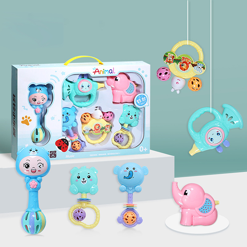 Juego de 1/7 piezas de sonajer - Baby Rattle Toy Set reseña y precio