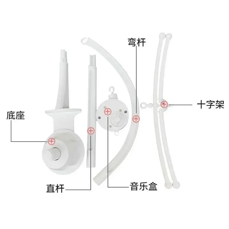 Campana para cuna de bebé, caj - Baby Rattle Toy Set reseña y precio
