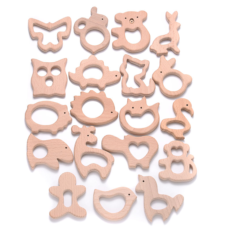1 Uds. Mordedor de madera de h - Baby Products Game reseña y precio
