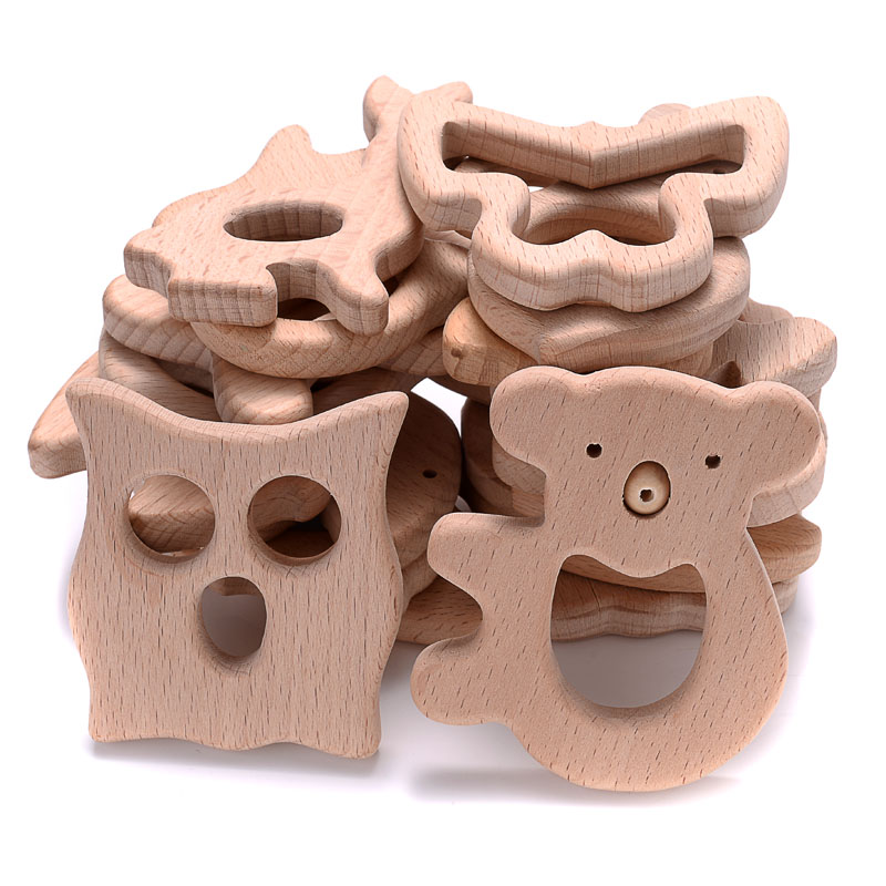 1 Uds. Mordedor de madera de h - Baby Products Game reseña y precio