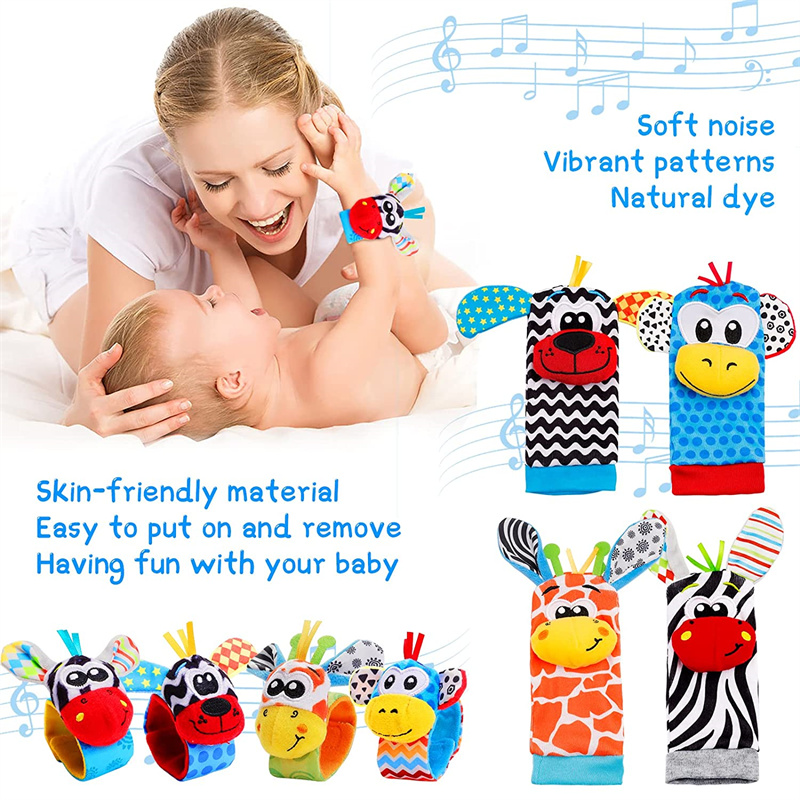 Calcetines con sonajero para b - Baby Rattle Toy Set reseña y precio