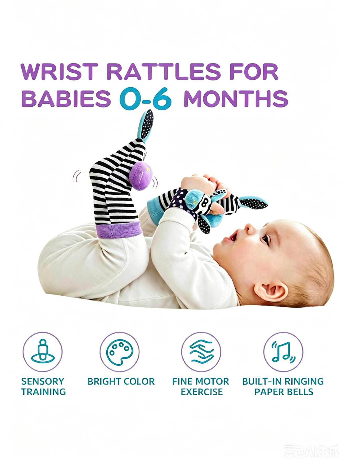 Juguetes de sonajero para bebé - Baby Rattle Toy Set reseña y precio