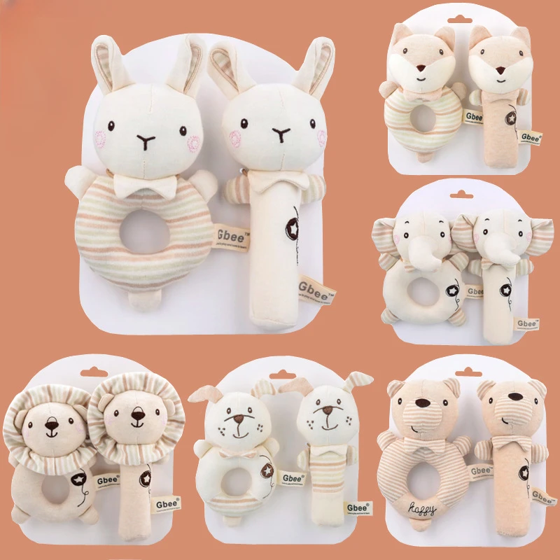 Sonajeros suaves de dibujos an - Baby Rattle Toy Set reseña y precio