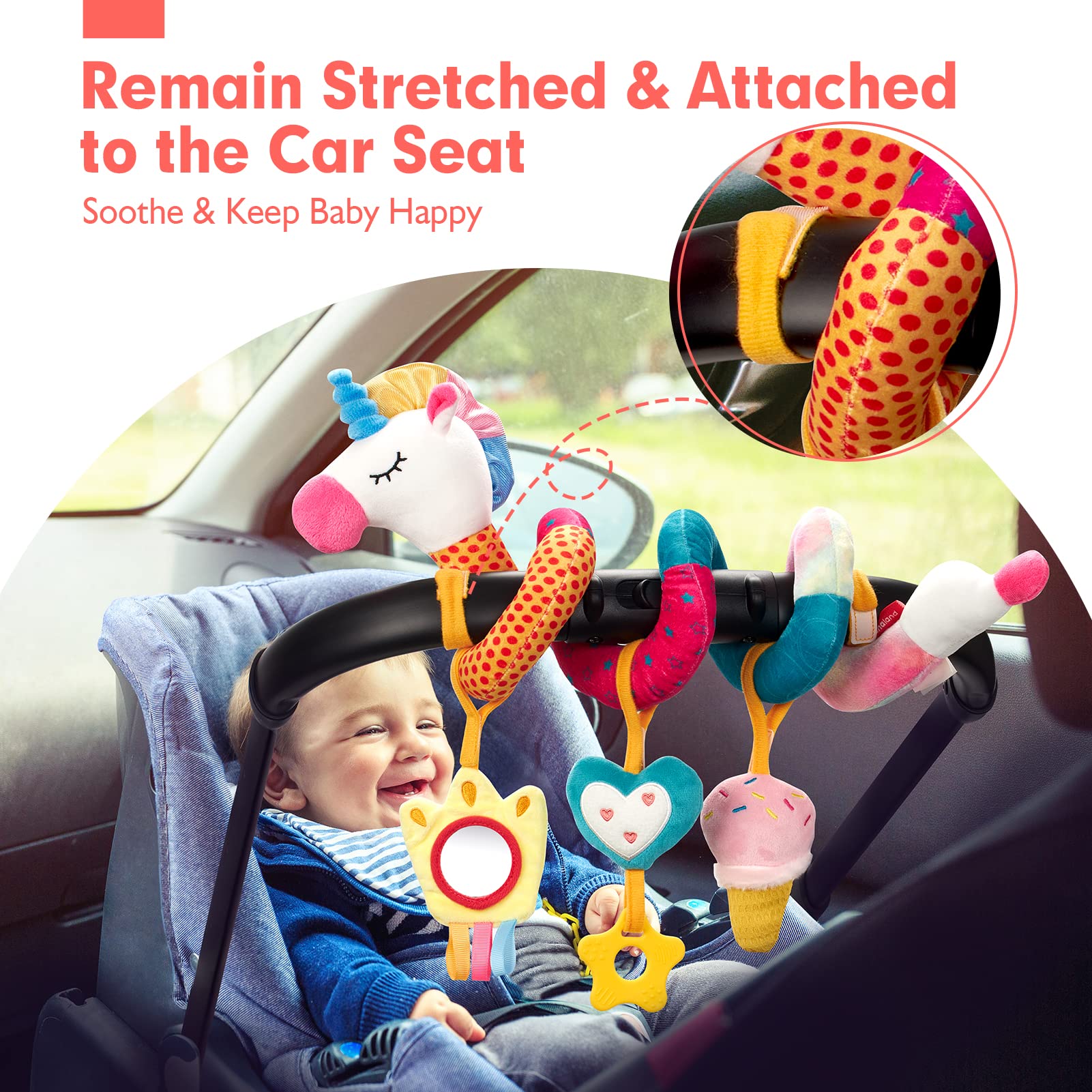 Juguetes de asiento de coche p - Baby Rattle Toy Set reseña y precio