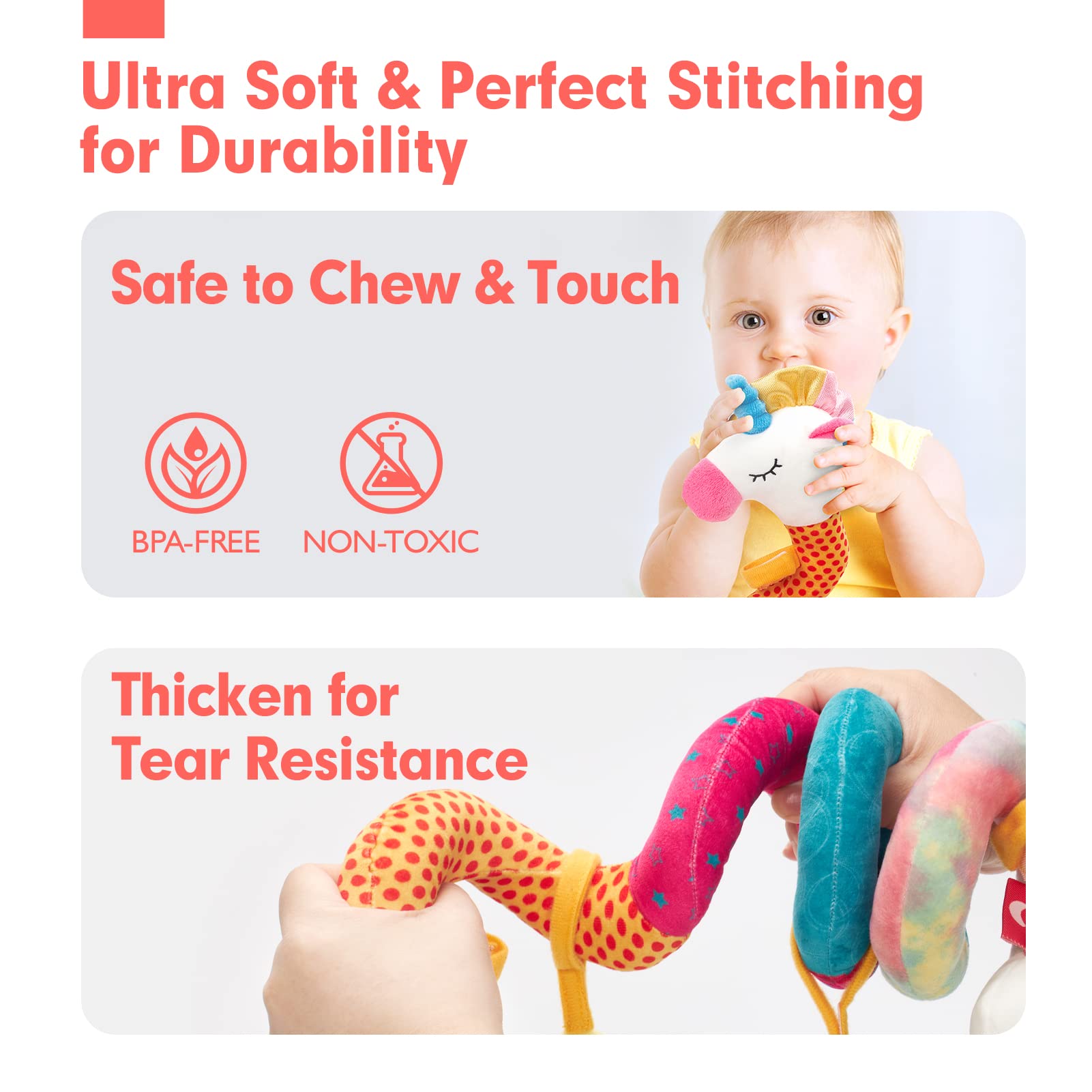 Juguetes de asiento de coche p - Baby Rattle Toy Set reseña y precio