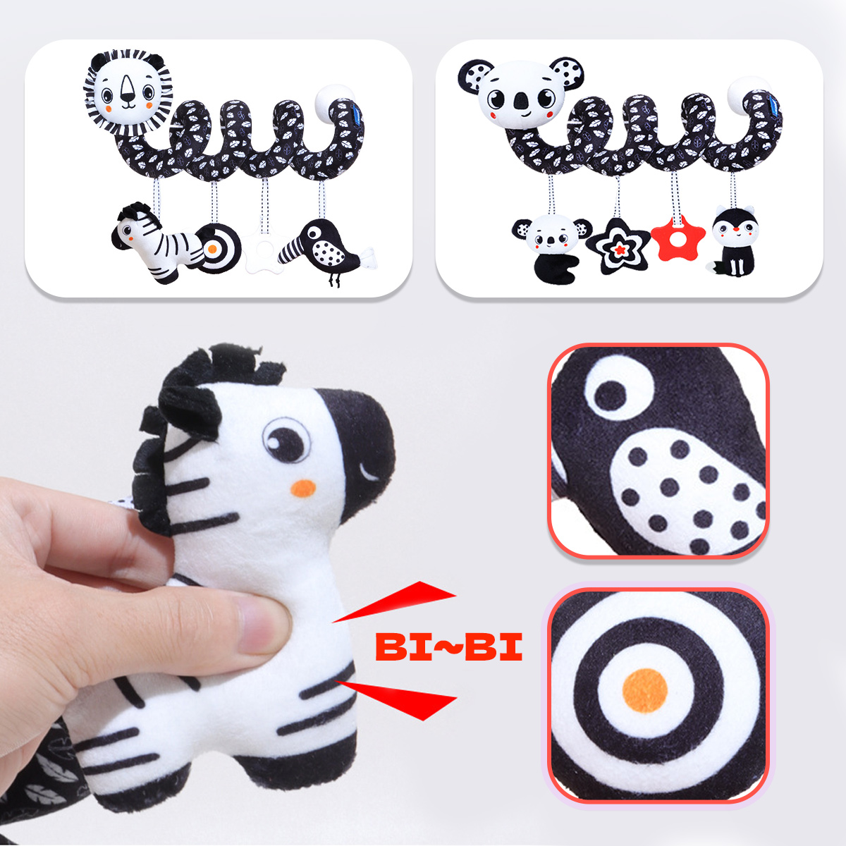 Juguetes colgantes en espiral  - Baby Products Game reseña y precio